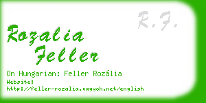 rozalia feller business card